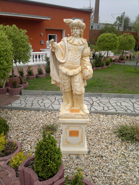 Gartenfiguren SET, Edelmann und groĂer Sockel, Park & Gartendekoration, Statue, Steinguss, Steinfigur Gartenfiguren SET, Edelmann und groĂer Sockel, Park & Gartendekoration, Statue, Steinguss, Steinfigur