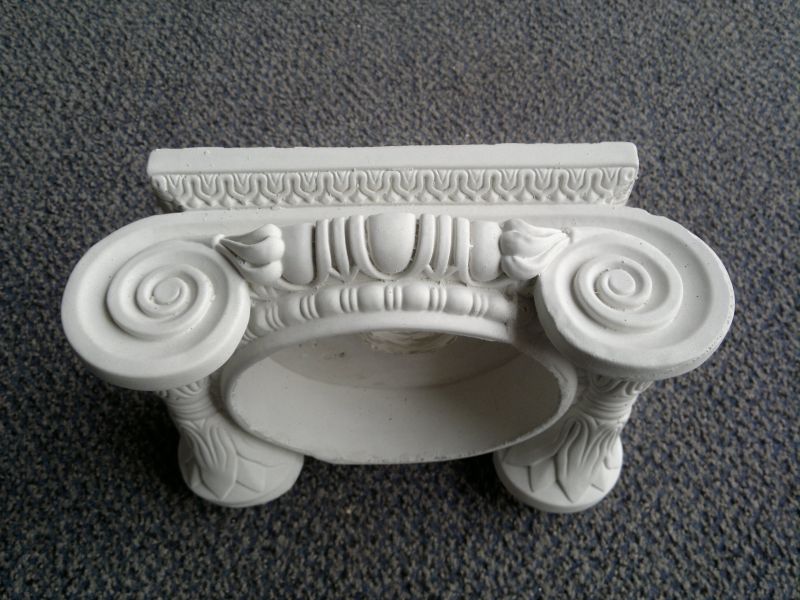Kapitell im ionischen Stil für Säulen 16 cm, Park & Gartendekoration, Betonsäulen