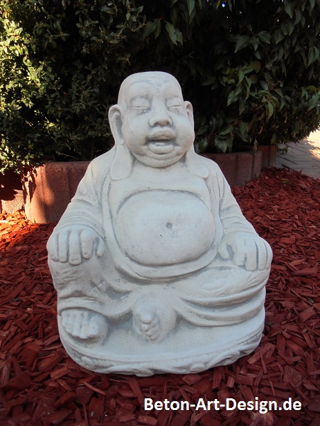 Gartenfigur, Buddha, Feng Shui, Buddhafigur, Park & Gartendekoration, Steinguss, Skulptur