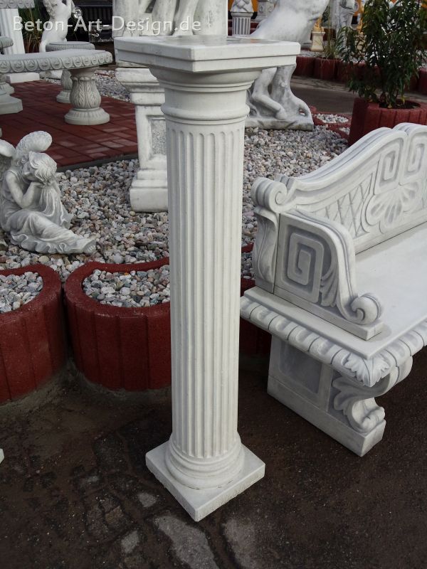 Säule, Sockel, 113 cm hoch - 65 Kg, Säule für Skulpturen, Vasen, Park & Gartendekoration, Steinguss