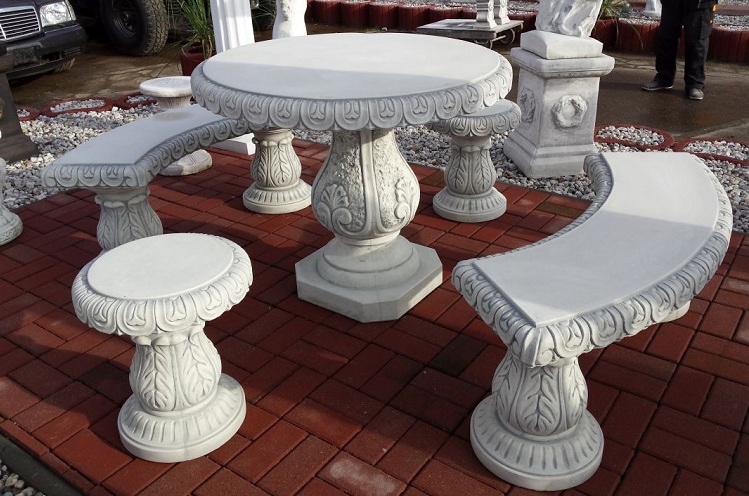 Beton-Art-Design.de, Leipzig Steinbank, Gartenbank, Bank, Sitzmöbel, Gartendekoration