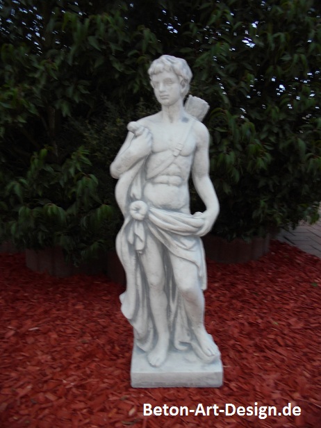 griechische Statue "Apollon" Gartenfigur 85 cm hoch, Park & Gartendekoration, Skulptur, Steinfigur, Steinguss